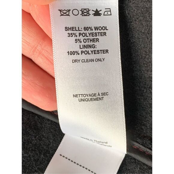 UNTUCKit Vera Double Breasted Wool Blend Vest in Burgundy - Picture 8 of 10